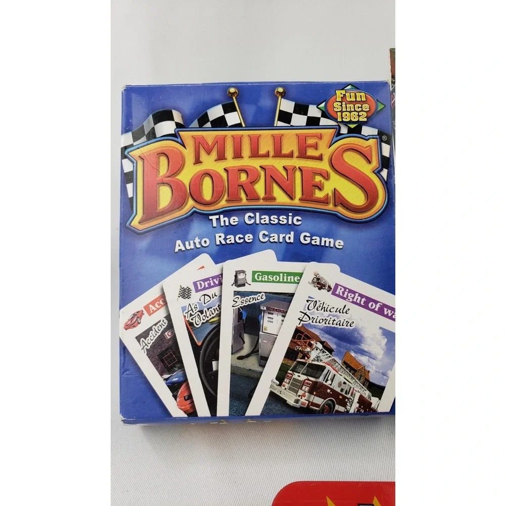 3 Fun Guy Table Card Games Blink Worlds Fastest Card Millie Bornes Auto Baseball